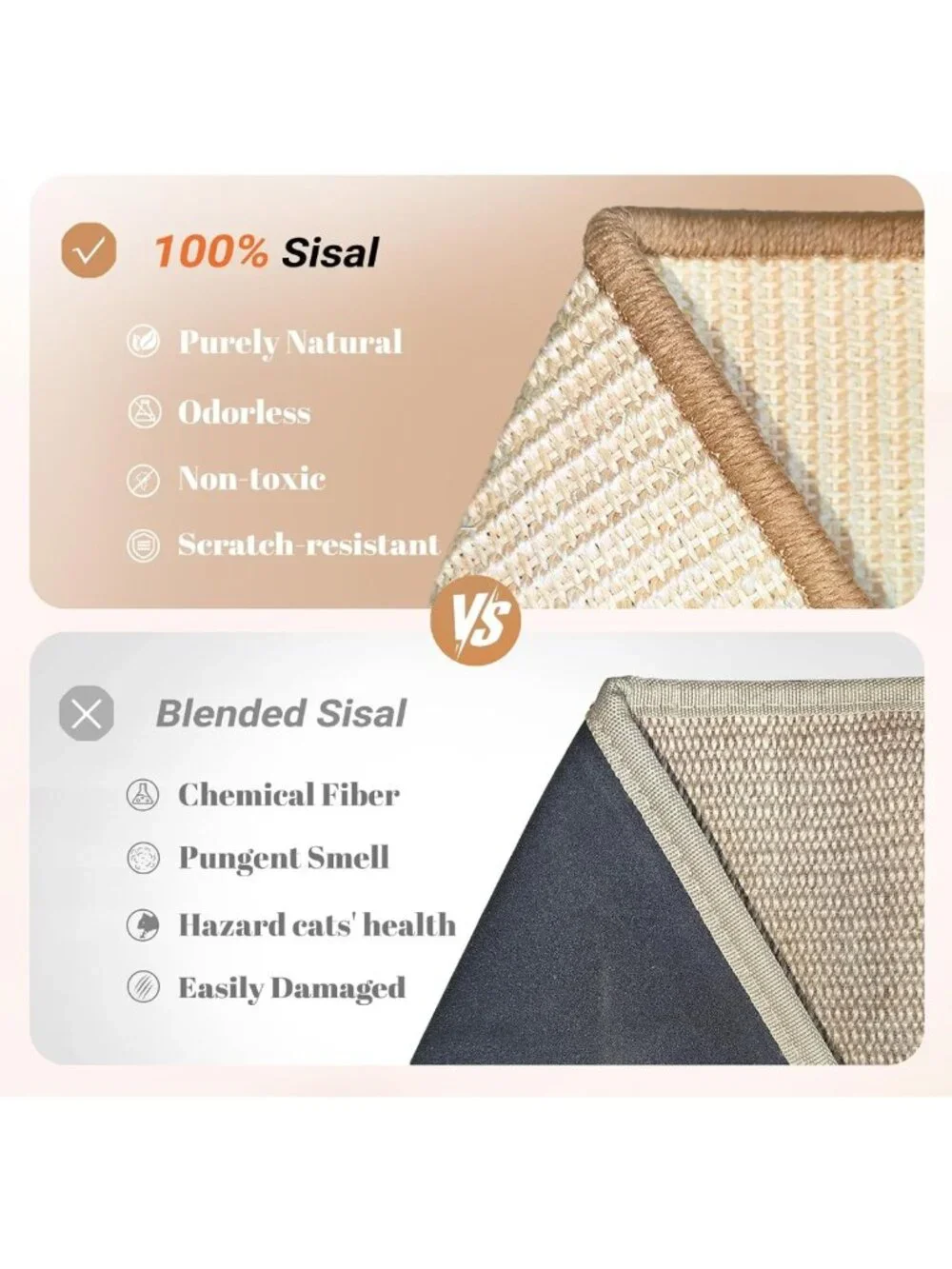 Interactive Sisal Cat Scratcher Pad & Puzzle Toy | Mental Stimulation & Exercise